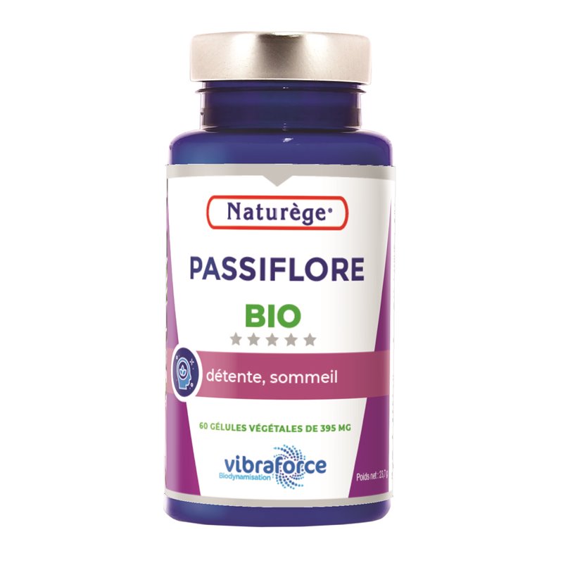 Passiflore Bio - 60 Gélules Végétales - Naturège Laboratoire