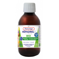 Hépadrel Liquide Bio - Digestion et aide du foie et de la vésicule - 250 ml - Naturège Vibra